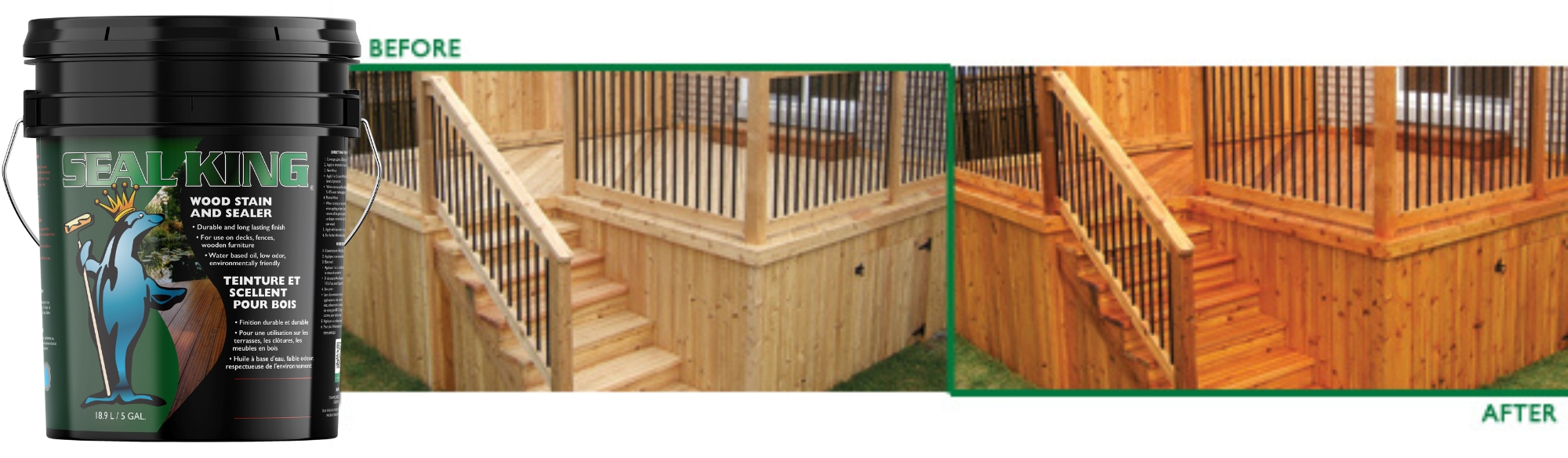 Wood Stain and Sealer Seal King